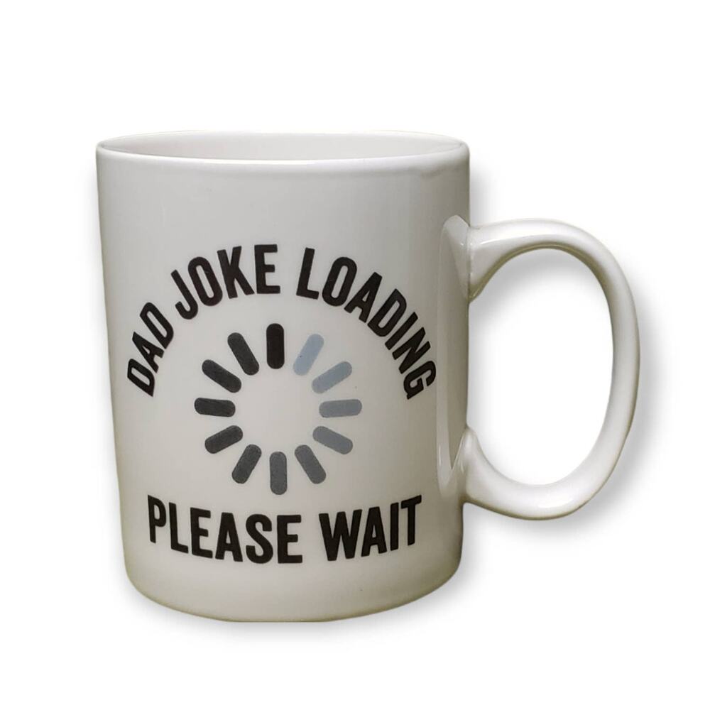 Dad Joke Loading Coffee / Beverage Mug Glass Cup • Glass • P Graham Dunn